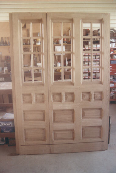 fabrication de porte en bois